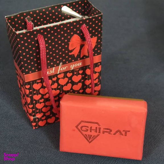 گوشواره طلا 18 عیار زنانه قیراط طرح قلب کد GH3882