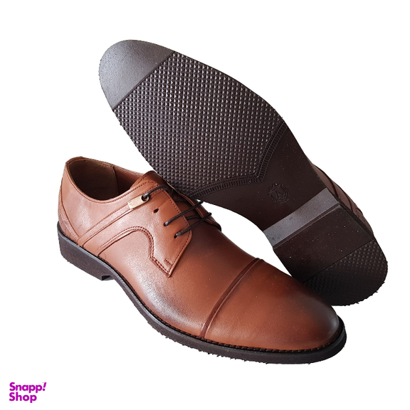 کفش رسمی مردانه کد 702 رنگ عسلی