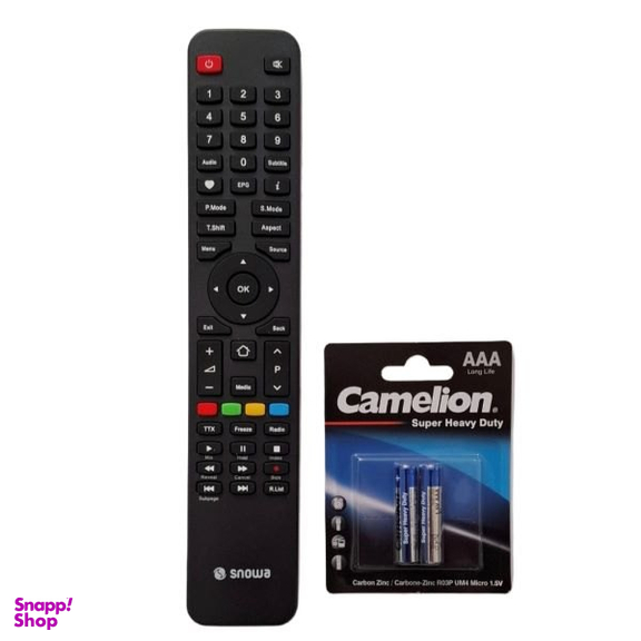 ریموت کنترل تلویزیون اسنوا مدل HOF-1350 به همراه باتری
