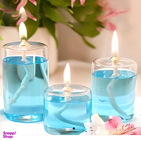 شمع مدل استوانهای مجموعه 3 عددی