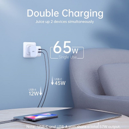 شارژر دیواری سریع چویتک 65 وات USB Type C مدل PD8002