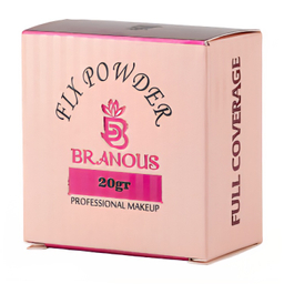 پودر فیکس برانوس مدل lace وزن 20 گرم