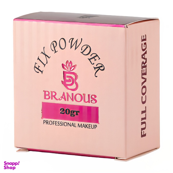 پودر فیکس برانوس مدل lace وزن 20 گرم