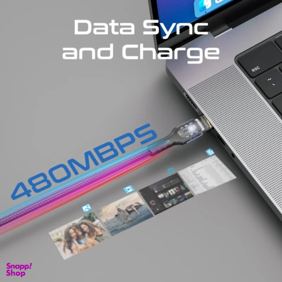 کابل شارژ Type-C پرومیت مدل LUCIDLINE-CC120 طول 1.2 متر