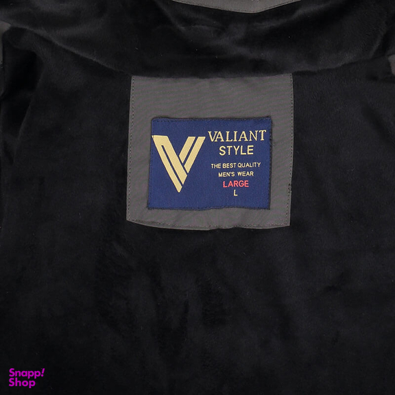 کاپشن مردانه والیانت استایل مدل PC رنگ طوسی