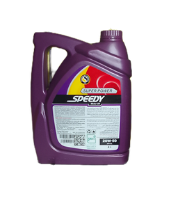 روغن موتور خودرو اسپیدی 20W-50 SL مدل سوپر پاور طرح جدید حجم 4 لیتر