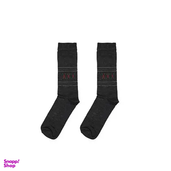 جوراب ساق بلند مردانه کروماکی مدل kmfw600 مجموعه 6 عددی