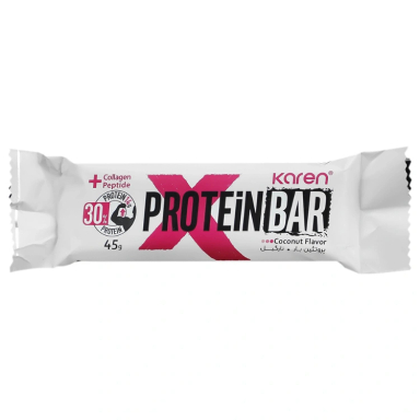 پروتئین بار کارن با طعم نارگیل و شکلات وزن 45 گرم