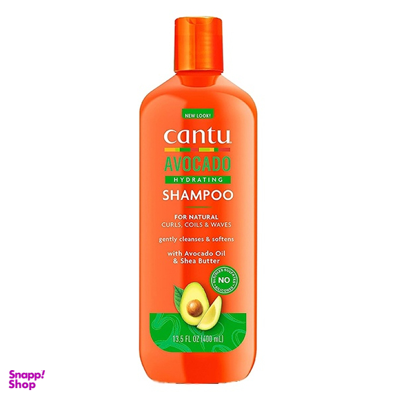 شامپو مو آبرسان موهای فر و حالت دار کانتو مدل Avocado Hydrating حجم 400 میلی‌ لیتر