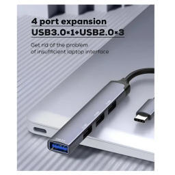 هاب USB Type-C الدینیو مدل DS-34UY
