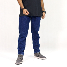 شلوار مام فیت مردانه کد 4055 رنگ آبی تیره