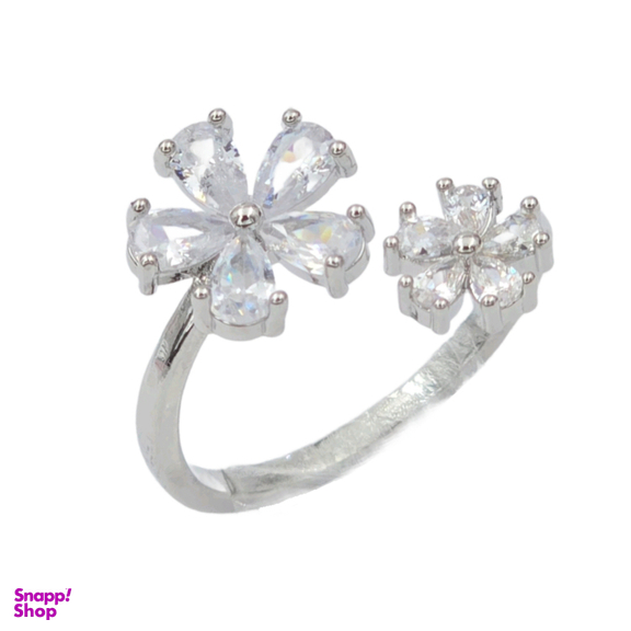 انگشتر زنانه طرح سواروسکی مدل گل کد flower1790