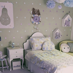 ساعت دیواری کودک نی نی سیس مدل فیل کد W-F/AB