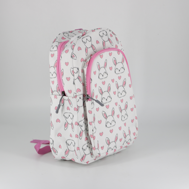 کوله پشتی دخترانه طرح خرگوش قلبی کد 65