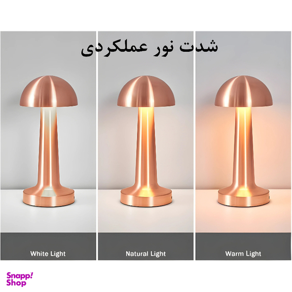 چراغ رومیزی شارژی مدل قارچ