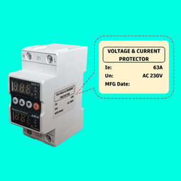 محافظ ولتاژ و جریان آسیا مدل 63 آمپر