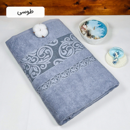 حوله حمامی دنیز طرح آنیسا سایز 100×160 سانتی متر