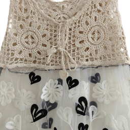 تاپ زنانه مدل دانتل پرو کد 07 رنگ کرم