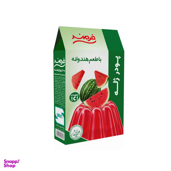 پودر ژله با طعم هندوانه فرمند وزن 100 گرم