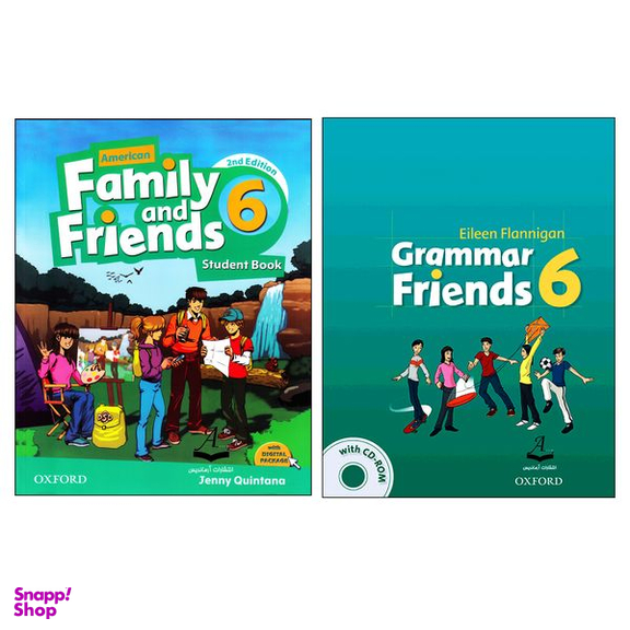 کتاب Family And Friends 6 اثر Jenny Quintana And Eileen Flannigan انتشارات آرماندیس دو جلدی
