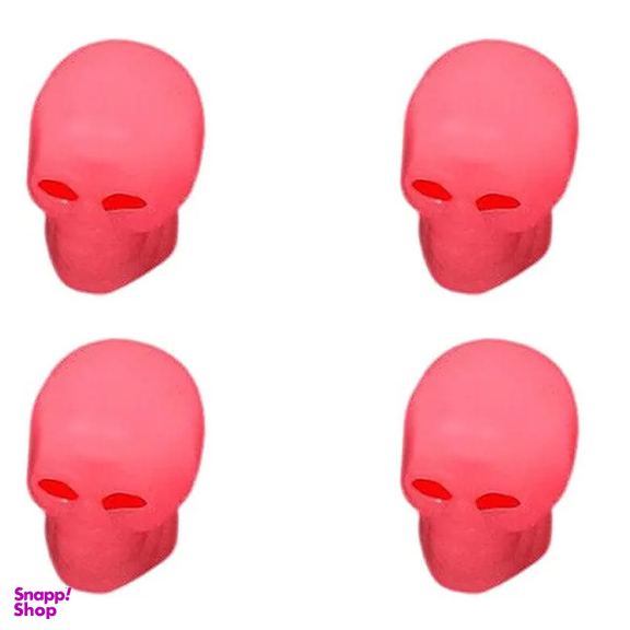 سر والف لاستیک مدل SKULL-RD بسته 4 عددی