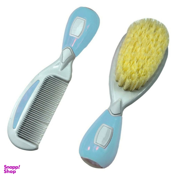 ست شانه و برس کودک چیکو مدل جغجغه دار کد 55