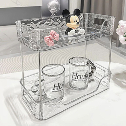 استند لوازم آرایشی دو طبقه مدل lux