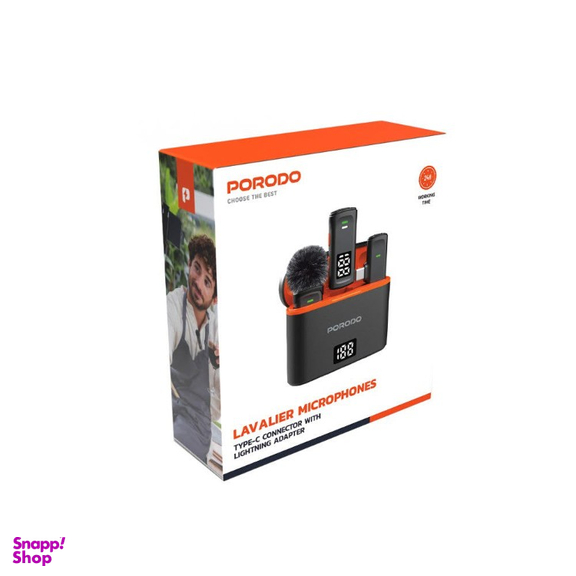 میکروفون بی سیم یقه ای پرودو مدل Lavalier Microphone PD-WCDMIC
