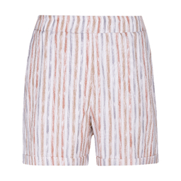 ست تیشرت و شورتک زنانه لوینت مدل strip کد 6397 رنگ کرم