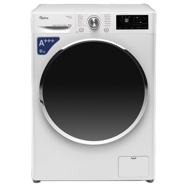 ماشین لباسشویی اتوماتیک جی پلاس مدل GWM-M880W ظرفیت 8 کیلوگرم