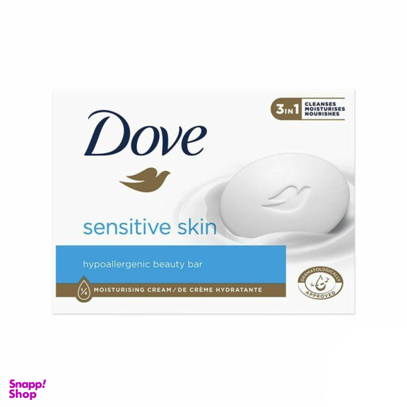 صابون داو مدل sensitive skin وزن ۹۰ گرم