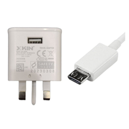 شارژر دیواری ایکس کین کد XK-HC04 به همراه کابل MicroUSB