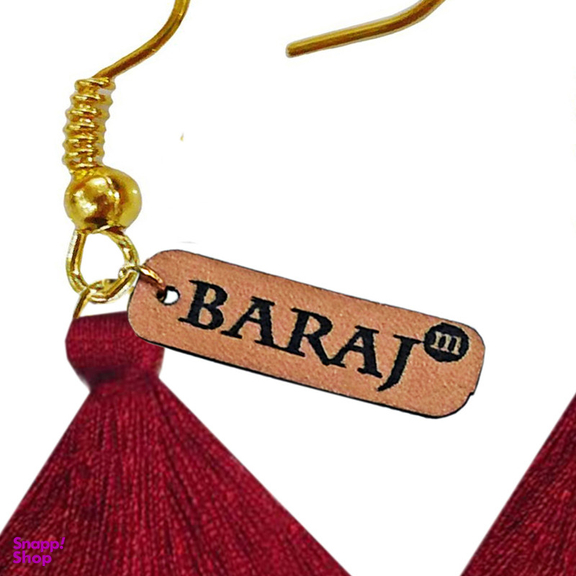 گوشواره زنانه باراج من مدل منگوله نخی کد G-GI