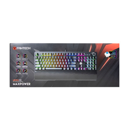 کیبورد باسیم مخصوص بازی فنتک مدل Maxpower MK853V2 Blue Switch