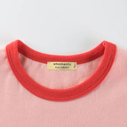 تی شرت آستین کوتاه دخترانه هومنیتی مدل WYKGTSHT9606-PNK