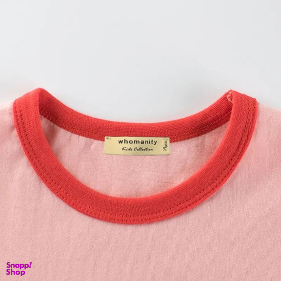 تی شرت آستین کوتاه دخترانه هومنیتی مدل WYKGTSHT9606-PNK