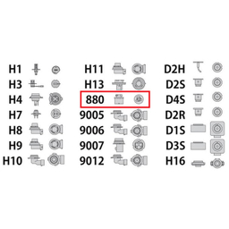 لامپ خودرو سام مدل 27W کد 880