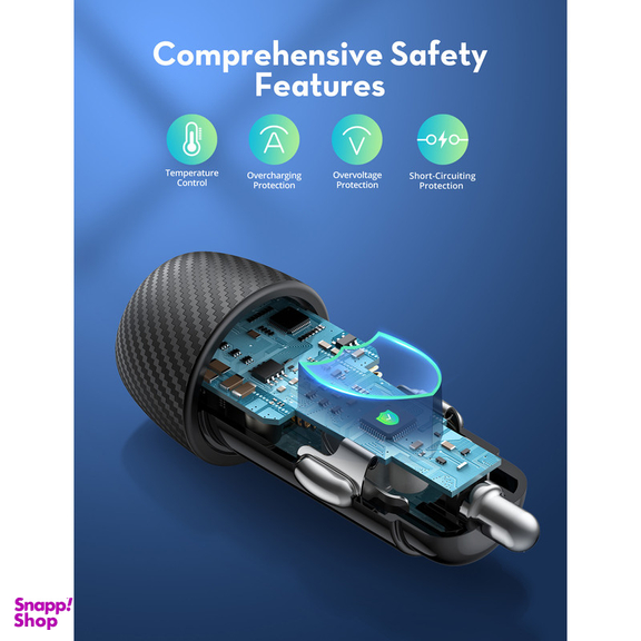 شارژر فندکی 25 وات راو پاور مدل RP-VC032