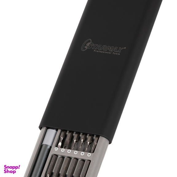 پیچ گوشتی ساعتی و سری بکس استارمکس مدل SHS-15S025BS مجموعه 25 عددی