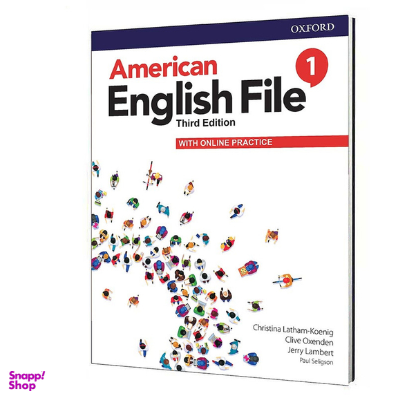 کتاب American English File 1 3rd اثر Christina Latham and Clive Oxenden انتشارات OXFORD به همراه سی دی