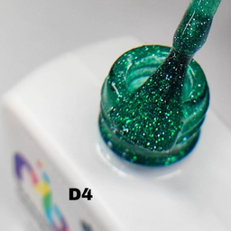 دیسکو ژل ناخن رینبو شماره D4 حجم 12 میلی لیتر