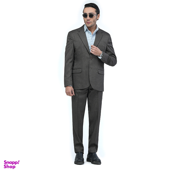 ست کت و شلوار مردانه چهارخانه دو دکمه 25-25