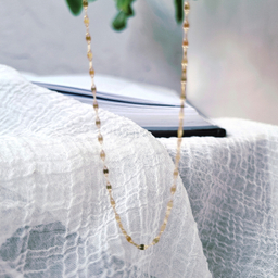 زنجیر طلا 18 زنانه عیار گوزن مدل استار کد HFF578