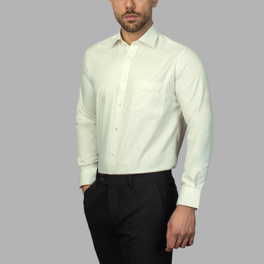 پیراهن آستین بلند مردانه آیکت مدل فلورا آکسفورد کد 113 رنگ نباتی