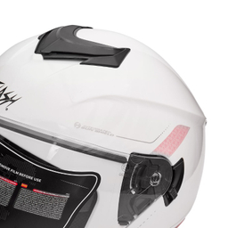 کلاه کاسکت بدون فک فلش مدل 852 glossy pink-white