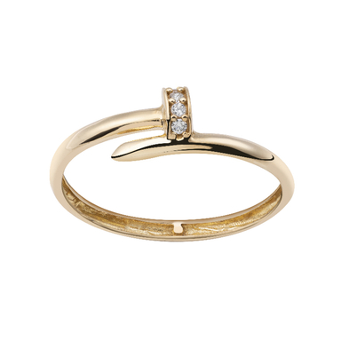 انگشتر طلا 18 عیار زنانه جواهری سون کد 3354