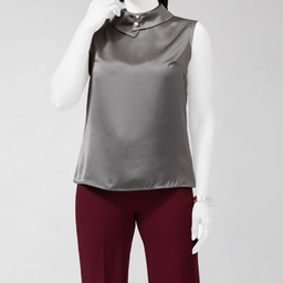 تاپ زنانه برنس مدل سپینود رنگ طوسی