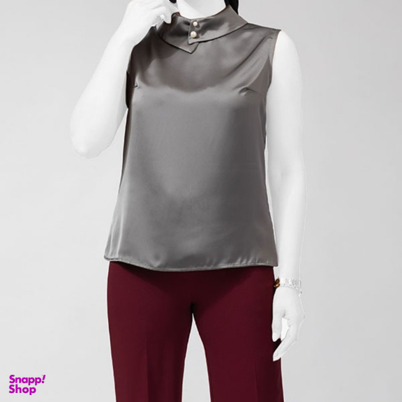 تاپ زنانه برنس مدل سپینود رنگ طوسی