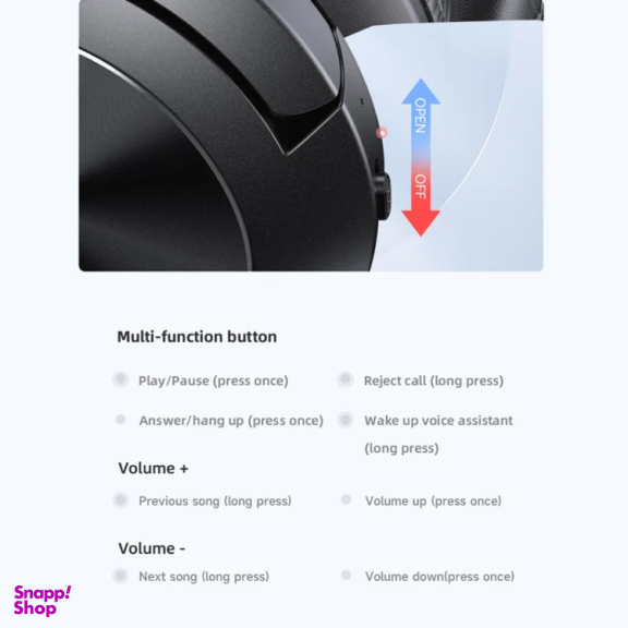 هدفون بی سیم بلوتوثی یوسمز مدل YH21