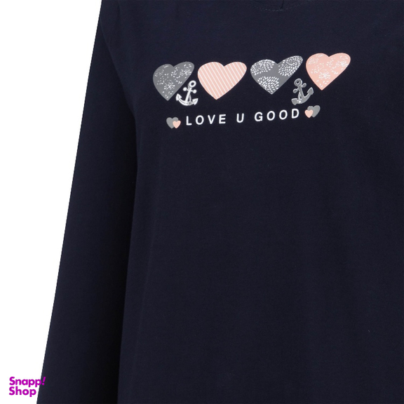 ست بلوز و شلوار راحتی زنانه کد 1048 رنگ سرمه ای